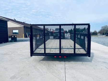 New 2026 Nolan 6X14 Landscape Utility Trailer w/2ft Mesh 3K