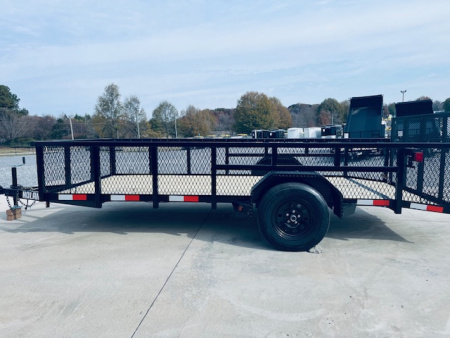New 2026 Nolan 6X14 Landscape Utility Trailer w/2ft Mesh 3K