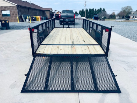 New 2026 Nolan 6X14 Landscape Utility Trailer w/2ft Mesh 3K