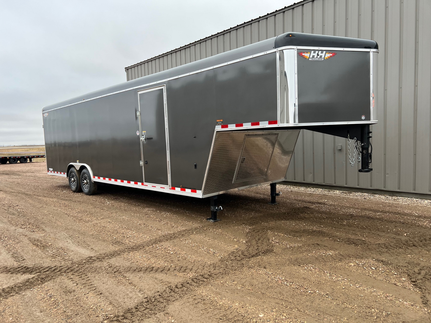 New 2026 H&H Trailers 26 Gooseneck Cargo / Enclosed Trailer