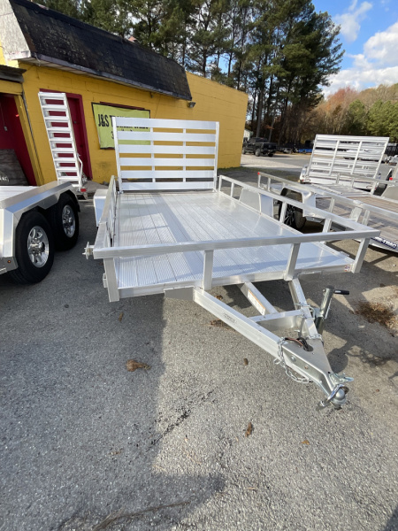 New 2025 Sure-Trac 23293 alum 7x12 Utility Trailer