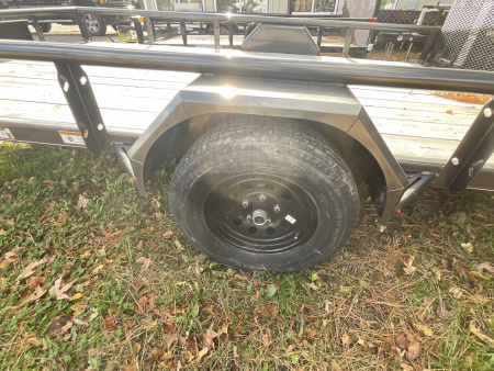 New 2025 Diamond C Trailers 23162 gray 83”x 12‘ PSA Utility Trailer