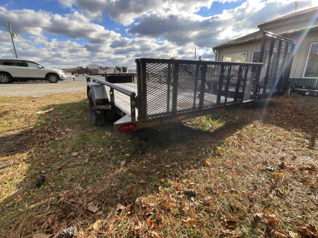 New 2025 Diamond C Trailers 23162 gray 83”x 12‘ PSA Utility Trailer