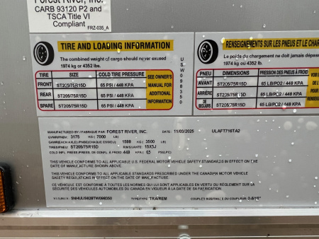 New 2026 US CARGO 7.5 x 16 UTV Enclosed Trailer Cargo / Enclosed Trailer