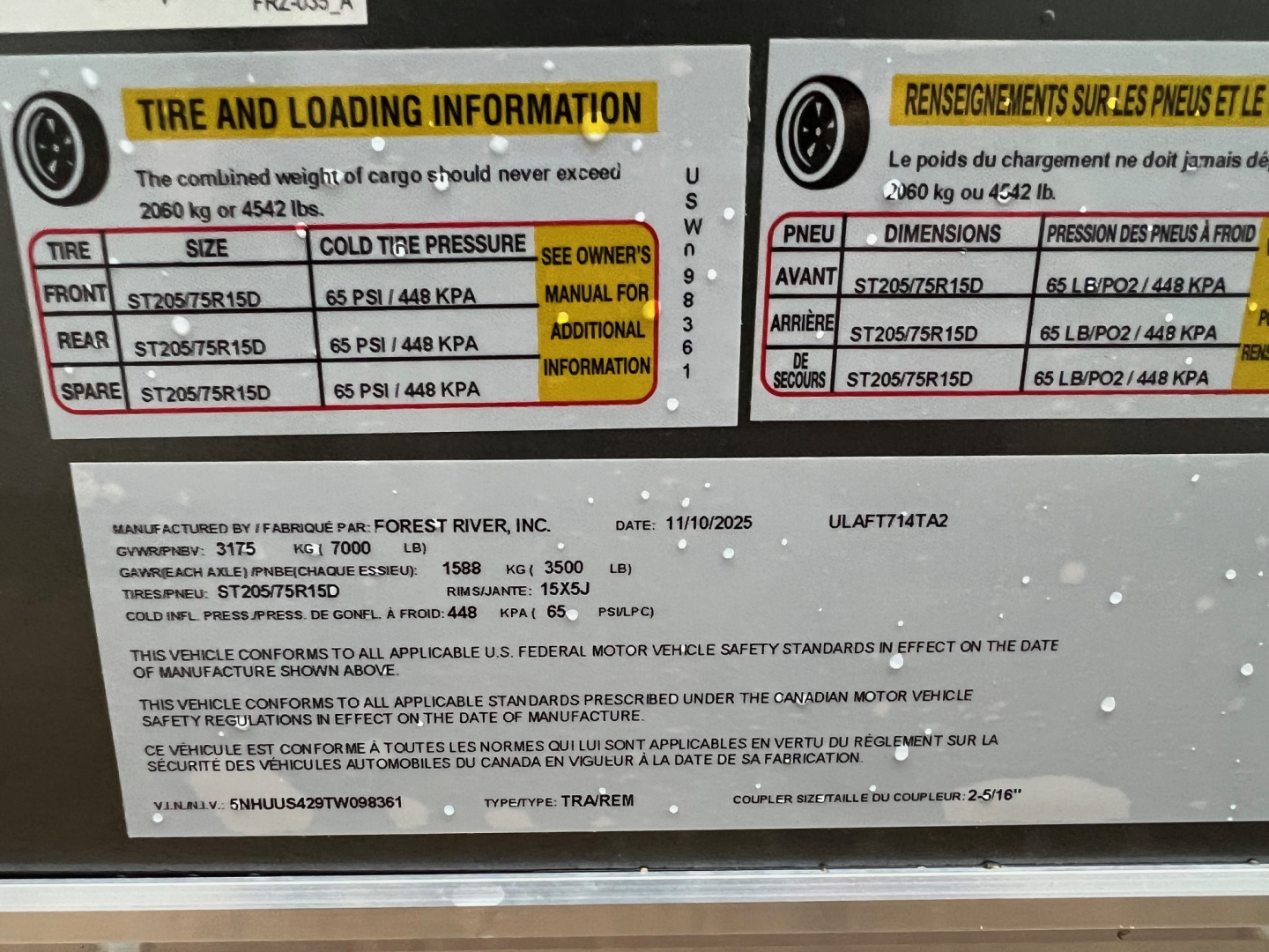 New 2026 US Cargo 7.5 x 14 UTV Enclosed Trailer Cargo / Enclosed Trailer