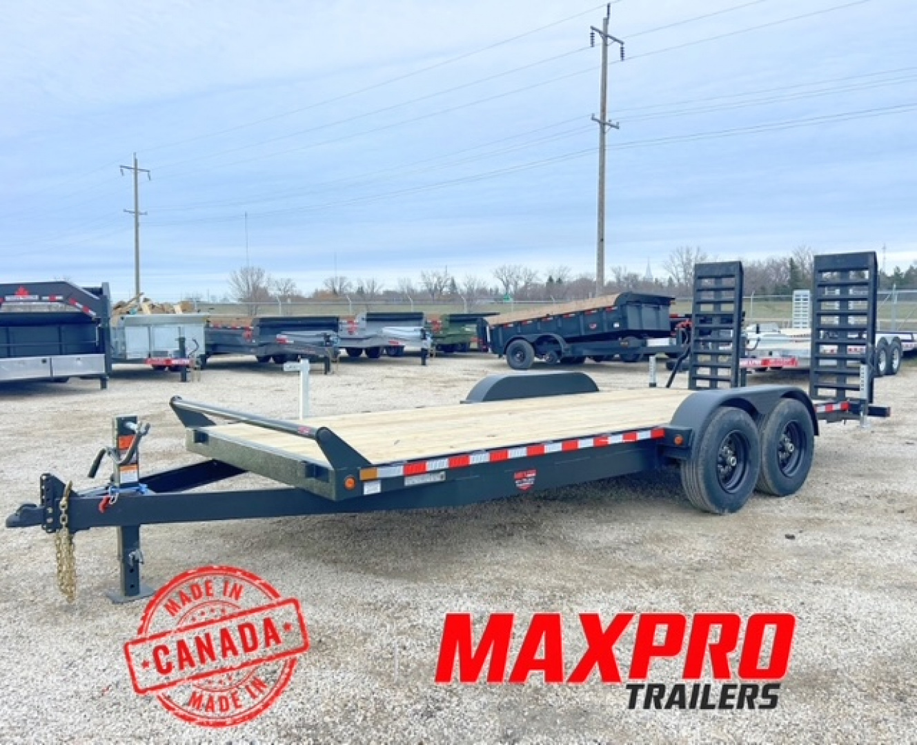New 2026 Canada Trailers 20FT Equipment Trailer 2-8k axles