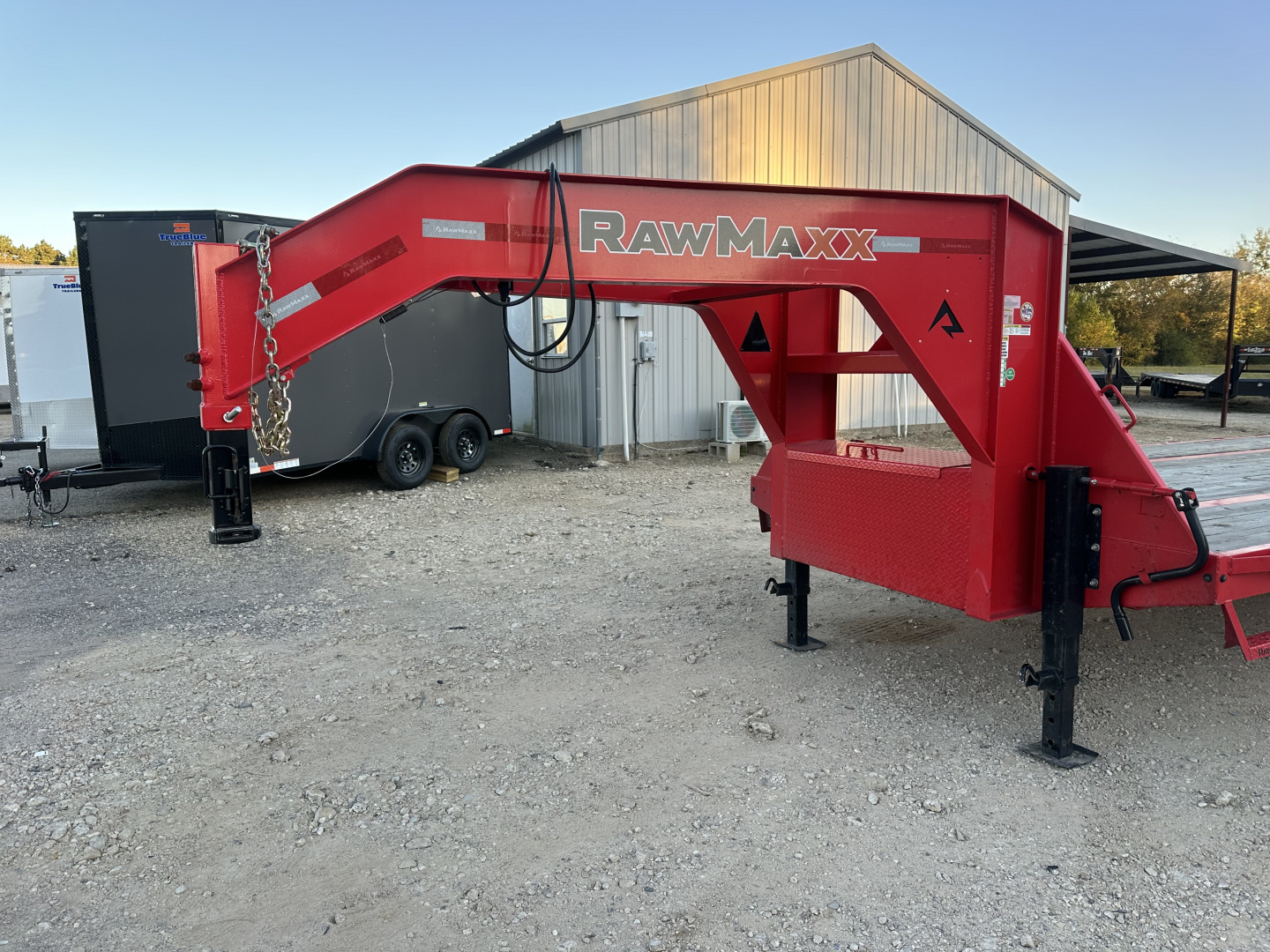 Used 2025 RawMaxx 27 + 5 GN Trailer Deckover Trailer