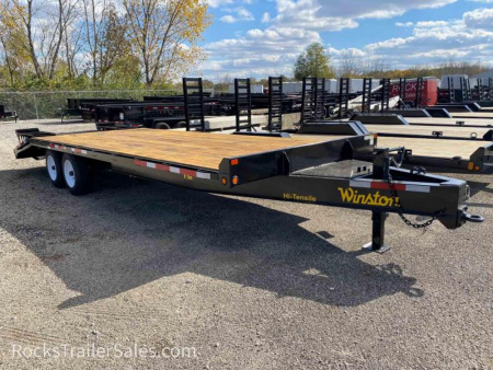 New 2022 Winston 8 TON 102  X 25 FT DECK OVER EQUIPMENT TRAILER