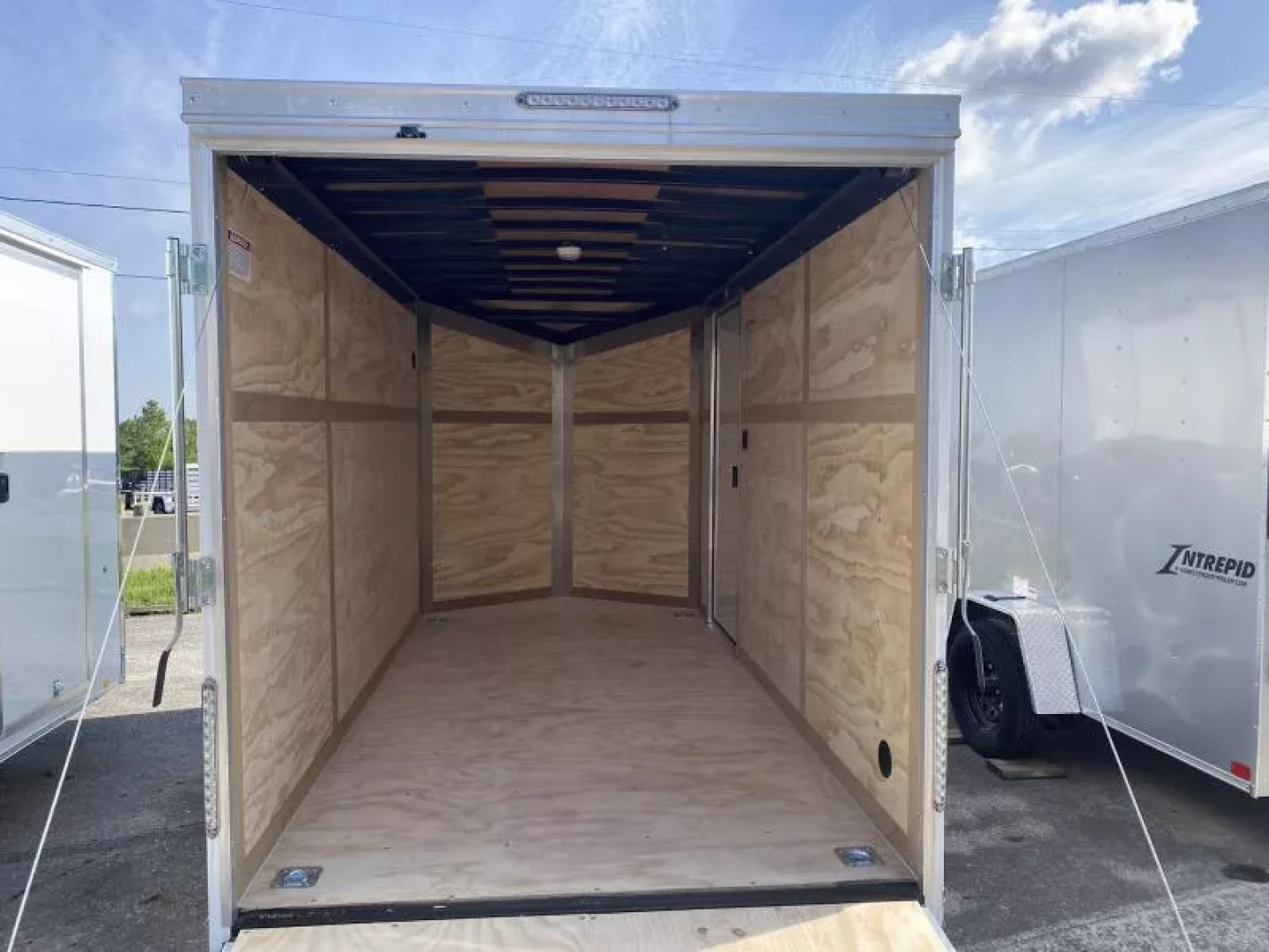 New 2024 United Trailers 6 X 12 FT ENCLOSED CARGO TRAILER WITH RAMP DOOr
