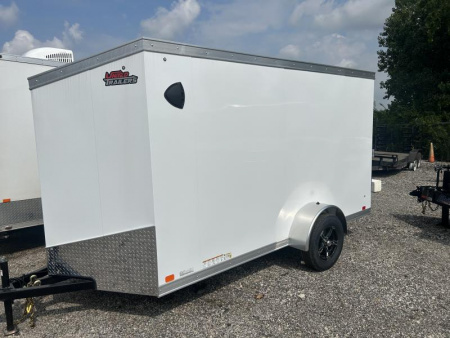 New 2024 United Trailers 6 X 12 FT ENCLOSED CARGO TRAILER WITH RAMP DOOr
