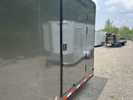 New 2023 ATC 8.5 X 28 FT CAR HAULER ROM500 WITH BLACK OUT KIT