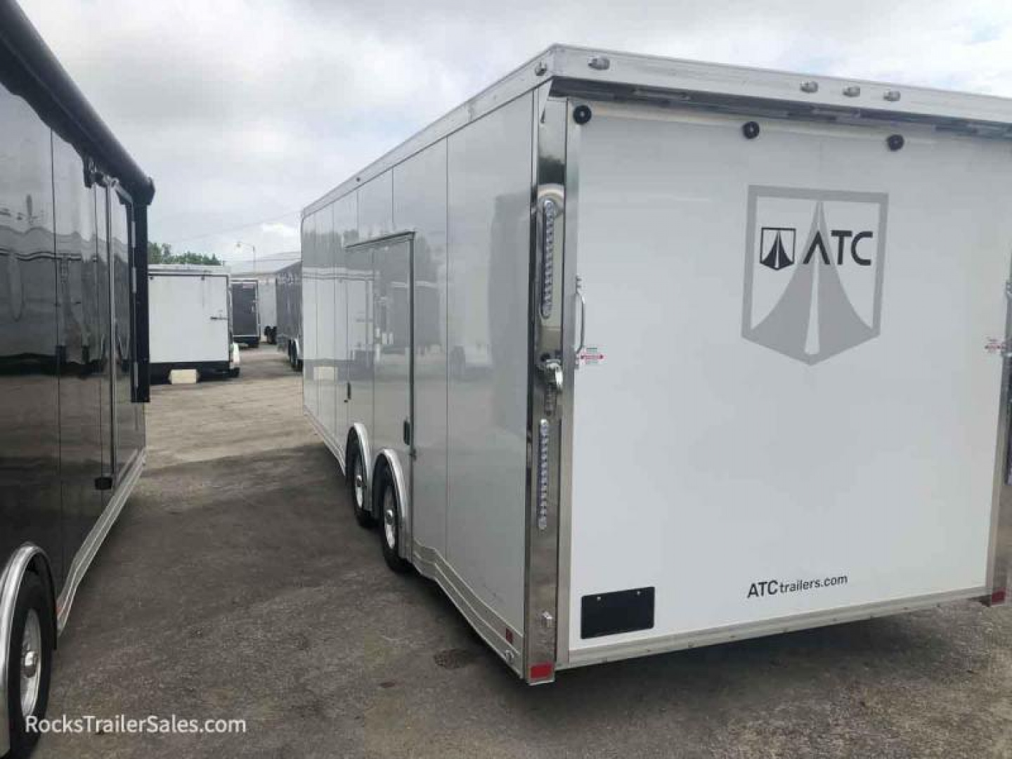 New 2023 ATC 24 FT QUEST ENCLOSED CAR HAULER WITH ESCAPE DOOR AND AC