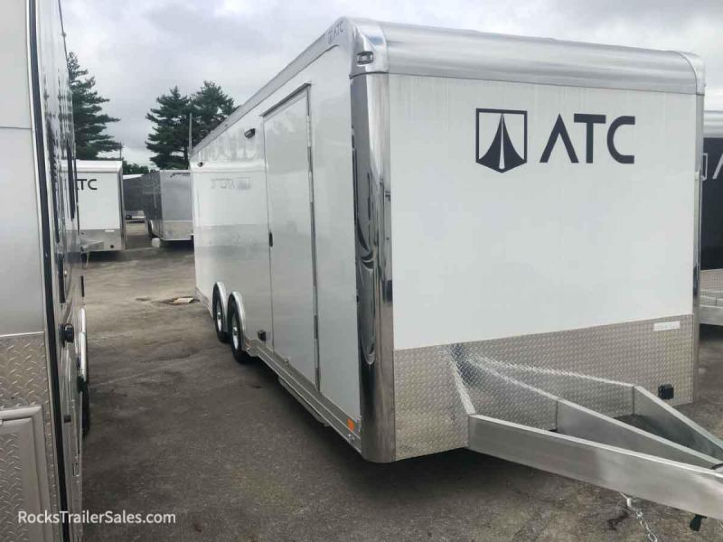 New 2023 ATC 24 FT QUEST ENCLOSED CAR HAULER WITH ESCAPE DOOR AND AC