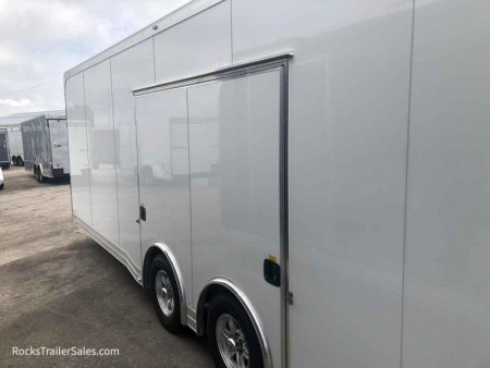 New 2023 ATC 24 FT QUEST ENCLOSED CAR HAULER WITH ESCAPE DOOR AND AC