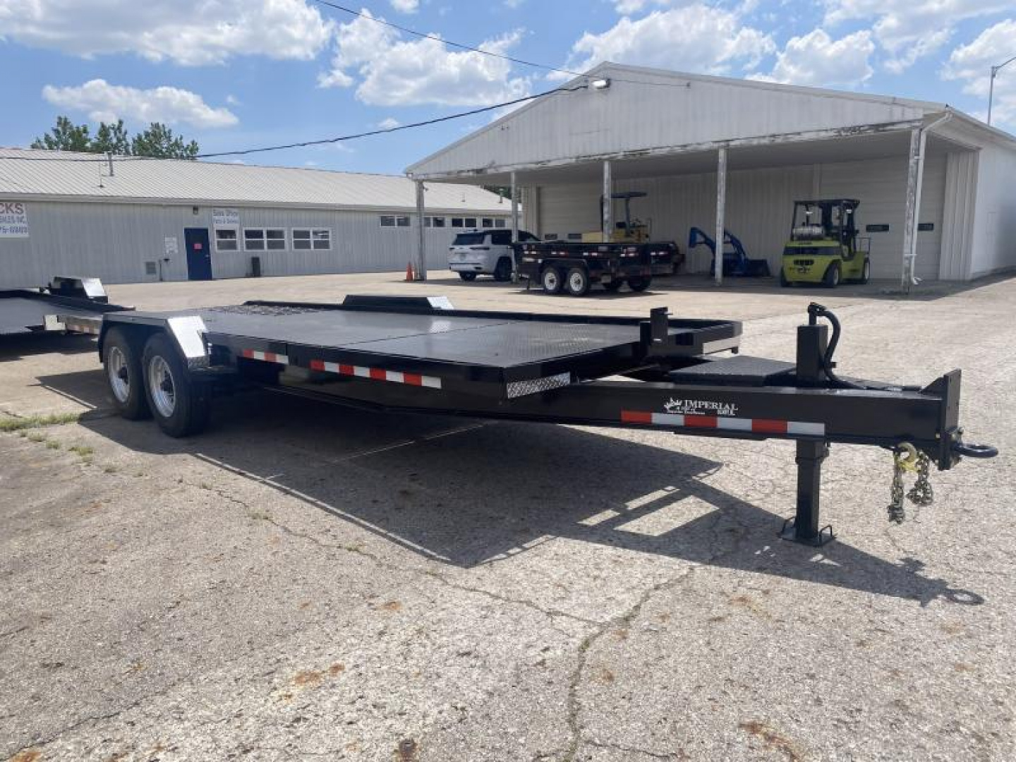New 2025 Imperial Trailer 22 FT XHD SPLIT DECK TILT EQUIPMENT TRAILER 22K GVWR