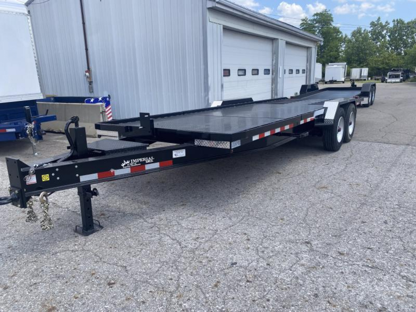 New 2025 Imperial Trailer 22 FT XHD SPLIT DECK TILT EQUIPMENT TRAILER 22K GVWR