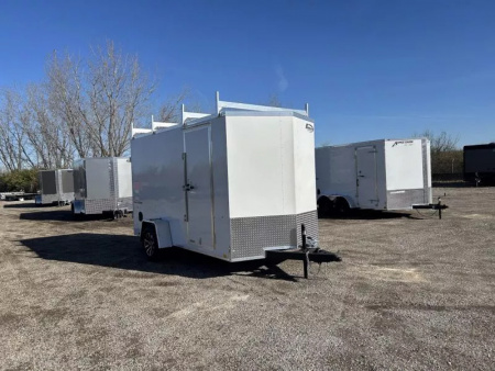 New 2026 Formula Trailers 6 X 12 FT TRAVERSE ENCLOSED CARGO TRAILER 6 FT 6 IN INT BARN DOOR ROOF RACK