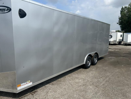 New 2023 Formula Trailers 24 FT V-NOSE CONQUEST ENCLOSED CAR HAULER WITH RAMP DOOR 7 FT INT HT 10K GVWR