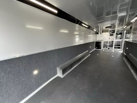 New 2026 Haulmark 32 FT EDGE RACE TRAILER TURBO PACKAGE BLACK OUT TRIM AC UNIT
