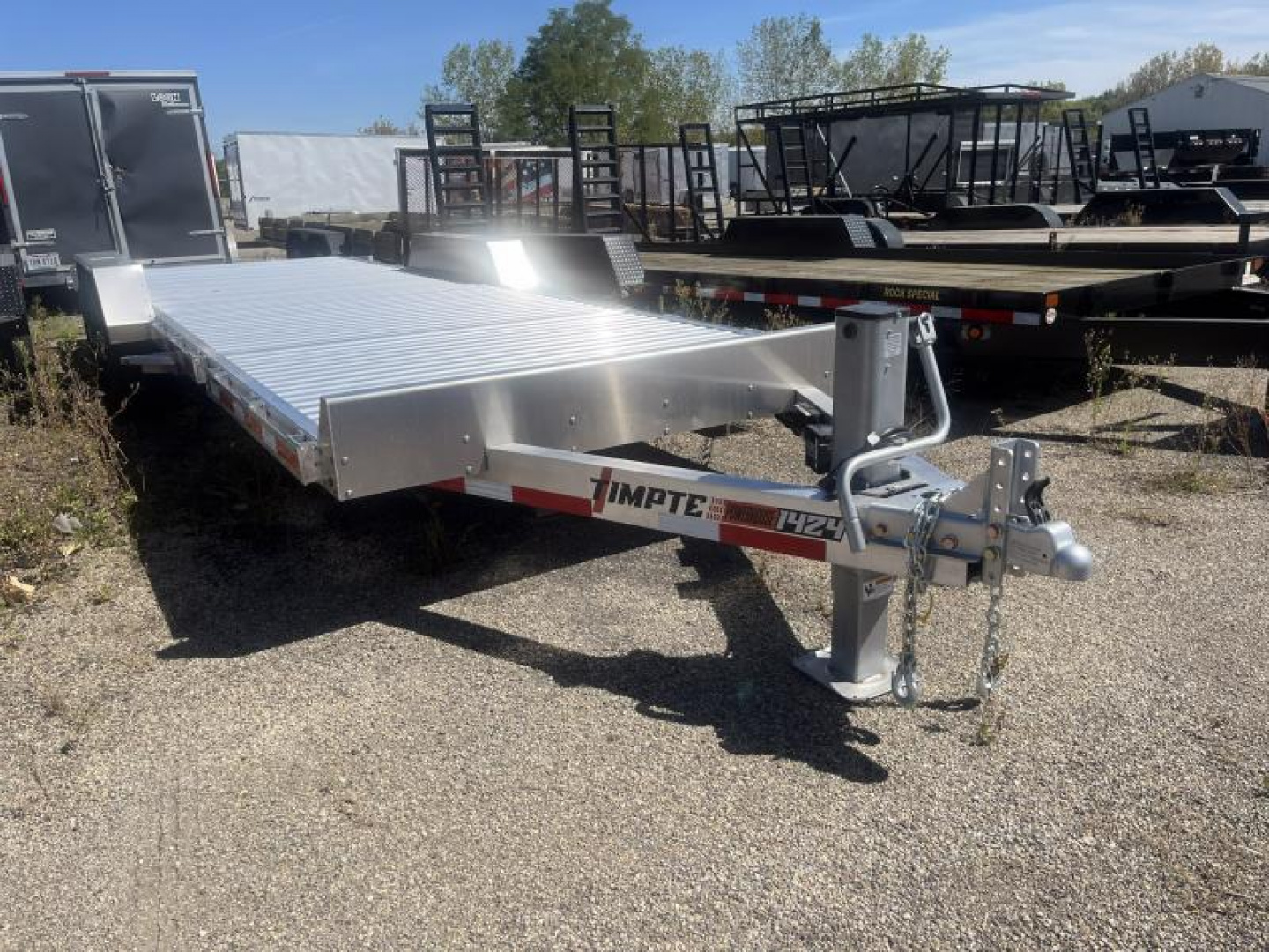 New 2025 Timpte 1424 24 FT ALUMINUM TILT EQUIPMENT TRAILER 14K GVWR