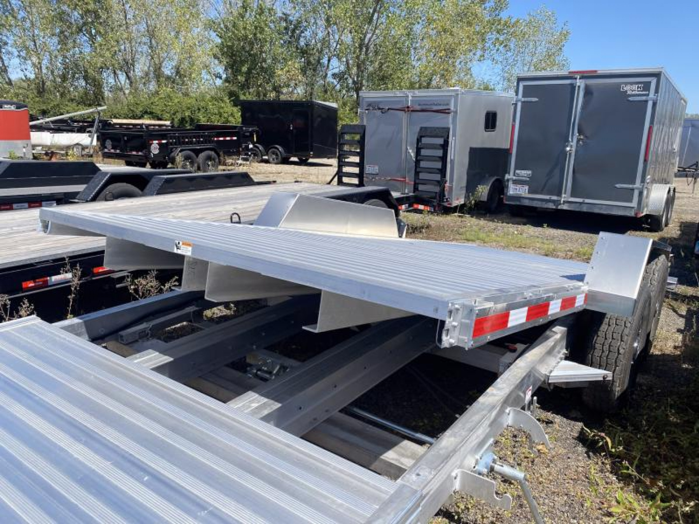 New 2025 Timpte 1424 24 FT ALUMINUM TILT EQUIPMENT TRAILER 14K GVWR