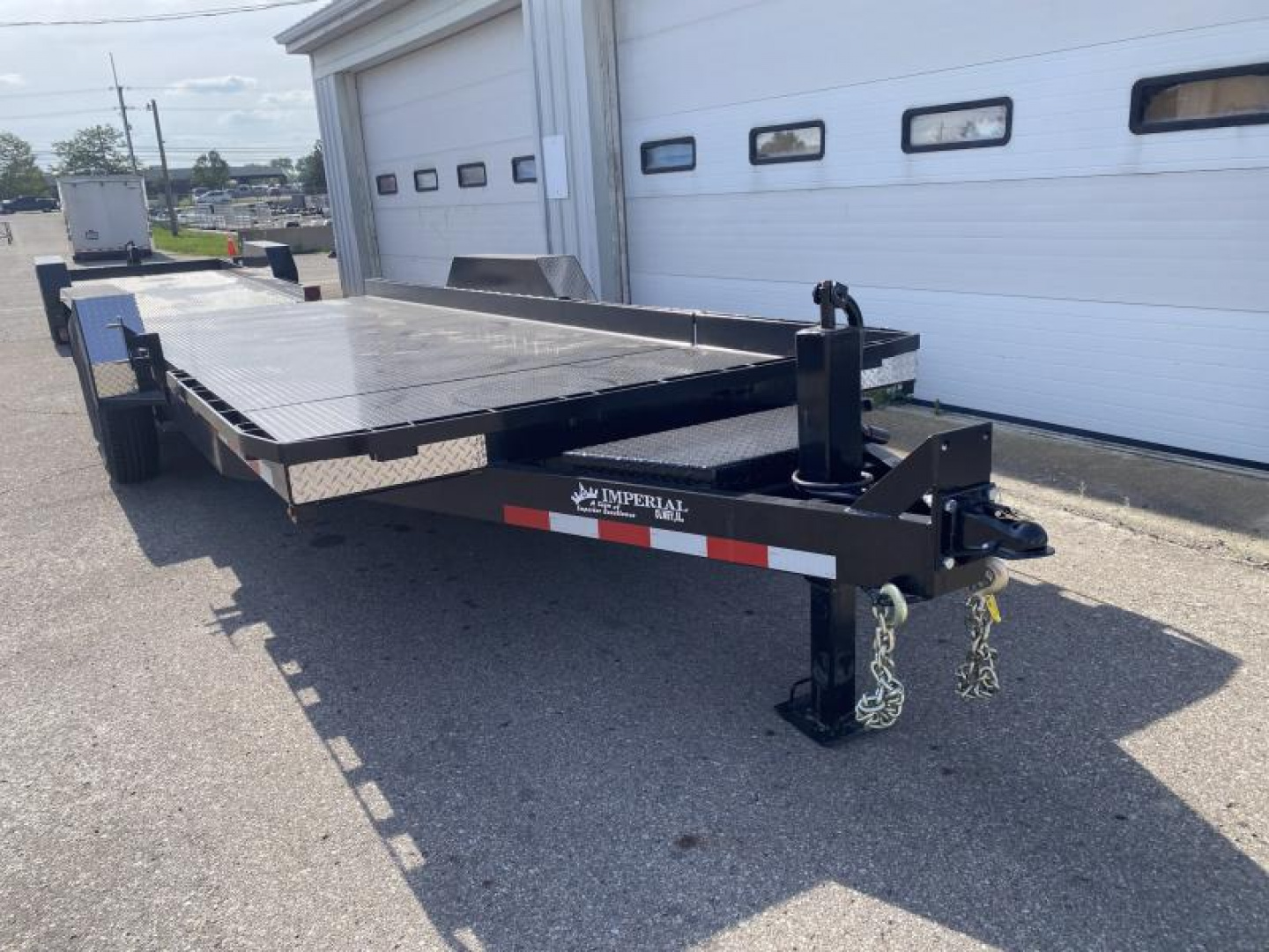 New 2025 Imperial Trailer 20 FT SPLIT DECK STEEL TILT TRAILER 14K GVWR
