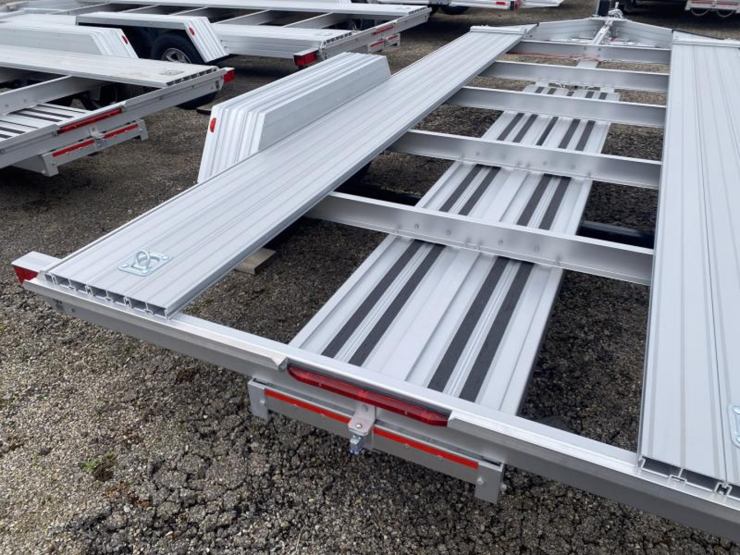 New 2025 Trailex CT-8055EB ALL ALUMINUM OPEN CAR TRAILER 6' 8" X 16 FT