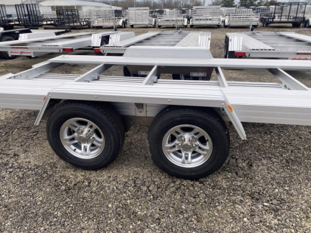 New 2025 Trailex CT-8055EB ALL ALUMINUM OPEN CAR TRAILER 6' 8" X 16 FT