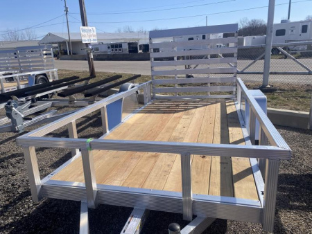New 2024 Sport Haven 5 X 10 FT ALUMINUM UTILITY TRAILER WOOD DECK