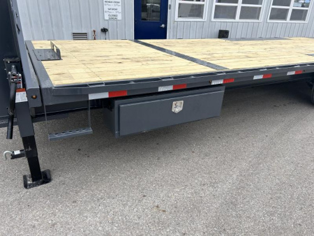 New 2024 Lamar Trailers 102 IN X 26 FT GOOSENECK DECK OVER TILT TRAILER 16K GVWR