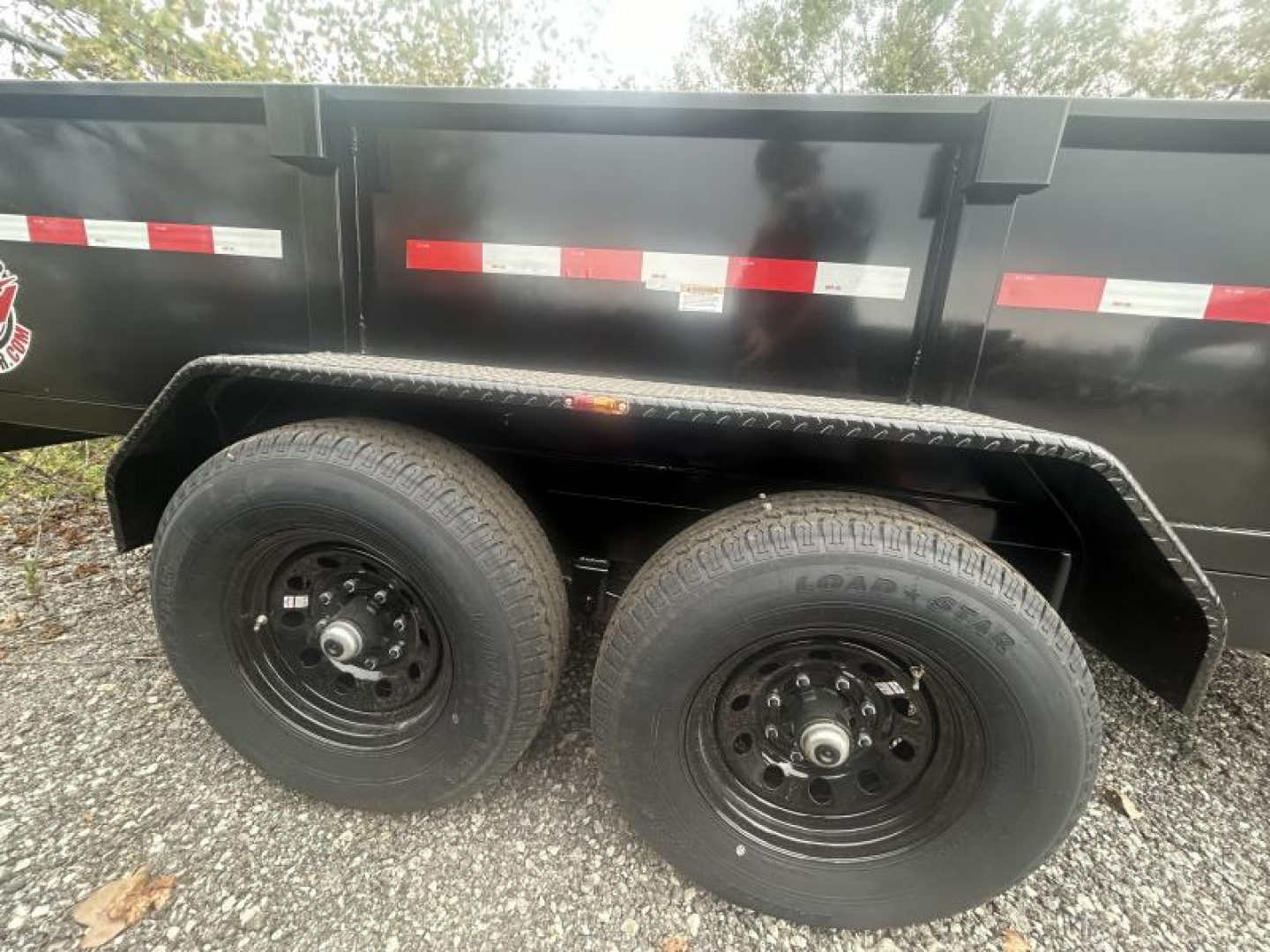 New 2024 Homesteader Trailer 7 X 14 FT DUMP TRAILER SIDE LOAD GATE 14K GVWR SCISSOR LIFT