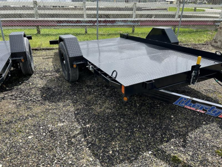 New 2024 Liberty 6 FT 6 IN X 12 FT TILT TRAILER 7K GVWR STEEL DECK