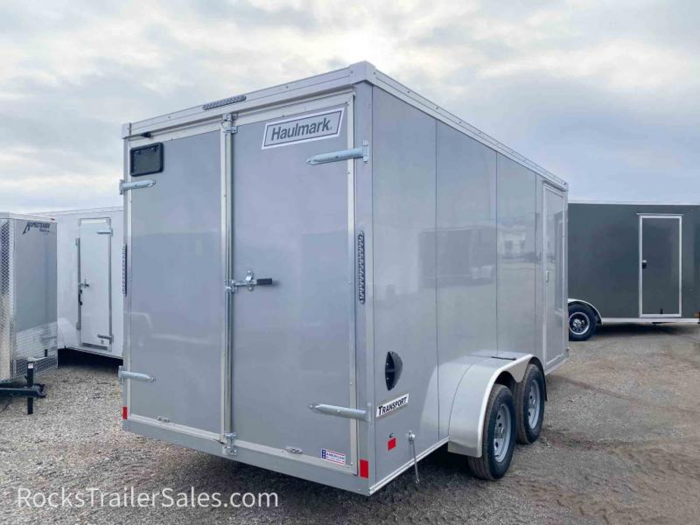 New 2022 Haulmark 7 X 16 FT CARGO ENCLOSED BARN DOOR V-NOSE TRANSPORT