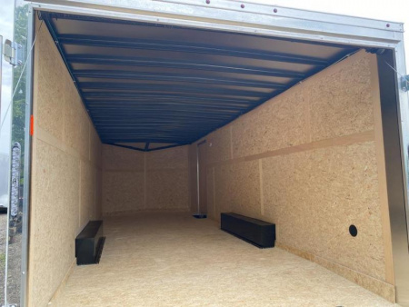 New 2022 US Cargo 24 FT ENCLOSED CAR HAULER SCREWLESS SIDES RAMP DOOR 6 FT 6 IN INTERIOR