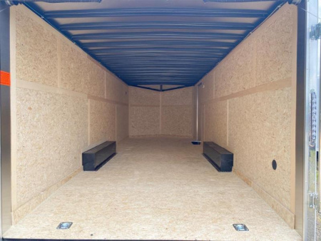 New 2022 US Cargo 24 FT ENCLOSED CAR HAULER SCREWLESS SIDES RAMP DOOR 6 FT 6 IN INTERIOR