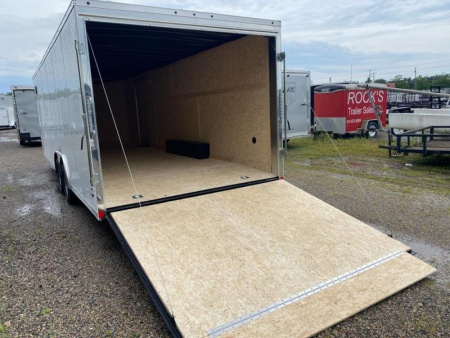 New 2022 US Cargo 24 FT ENCLOSED CAR HAULER SCREWLESS SIDES RAMP DOOR 6 FT 6 IN INTERIOR