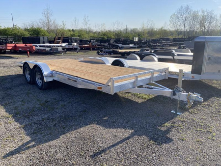 New 2025 Sport Haven 18 FT ALUMINUM CAR HAULER WOOD DECK 7K GVWR