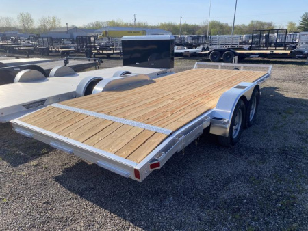 New 2025 Sport Haven 18 FT ALUMINUM CAR HAULER WOOD DECK 7K GVWR