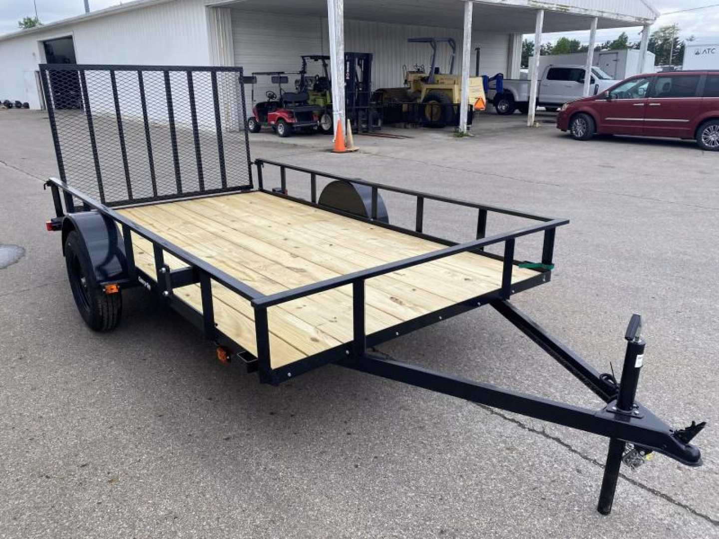 New 2024 Carry-On 6 X 12 FT UTILITY TRAILER WITH TUBE TOP RAIL