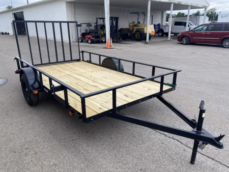 New 2024 Carry-On 6 X 12 FT UTILITY TRAILER WITH TUBE TOP RAIL