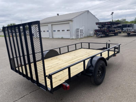 New 2024 Carry-On 6 X 12 FT UTILITY TRAILER WITH TUBE TOP RAIL