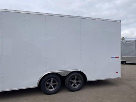 New 2025 Bravo Trailers 8.5 X 20 FT V-NOSE HERO ENCLOSED CARGO TRAILER 7 FT INT HT  WITH RAMP DOOR *FACTORY CLOSE OUT*
