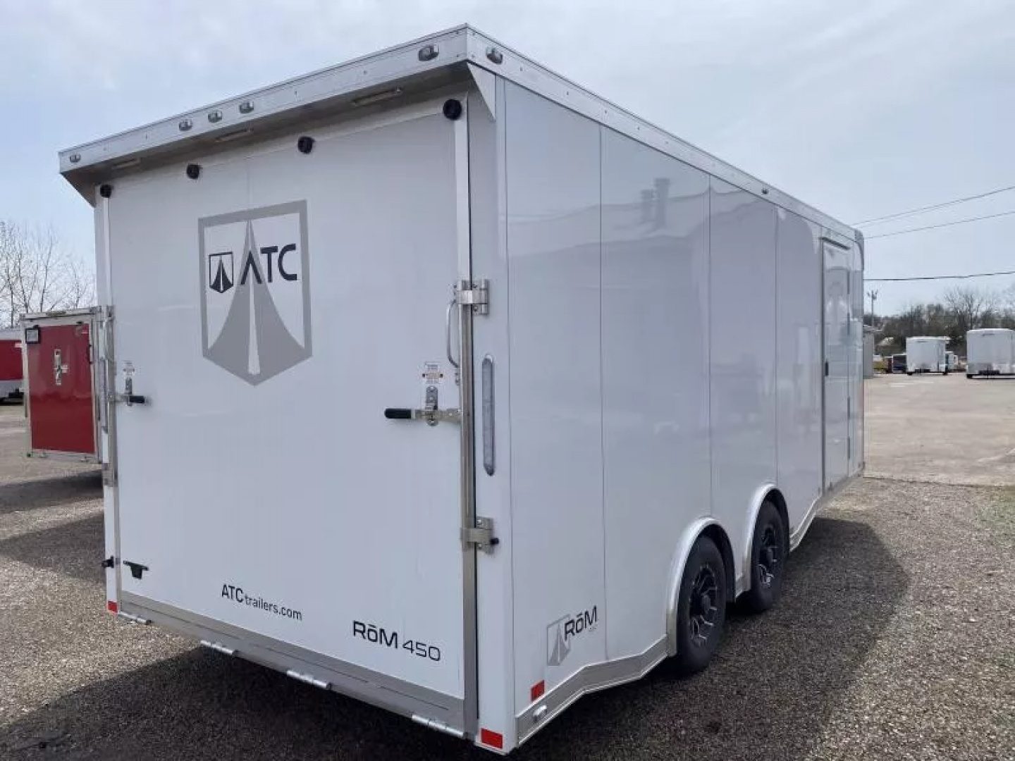 New 2025 ATC 8.5 FT X 20 FT ROM 450 PREMIUM ESCAPE DOOR 10K GVWR RAMP DOOR
