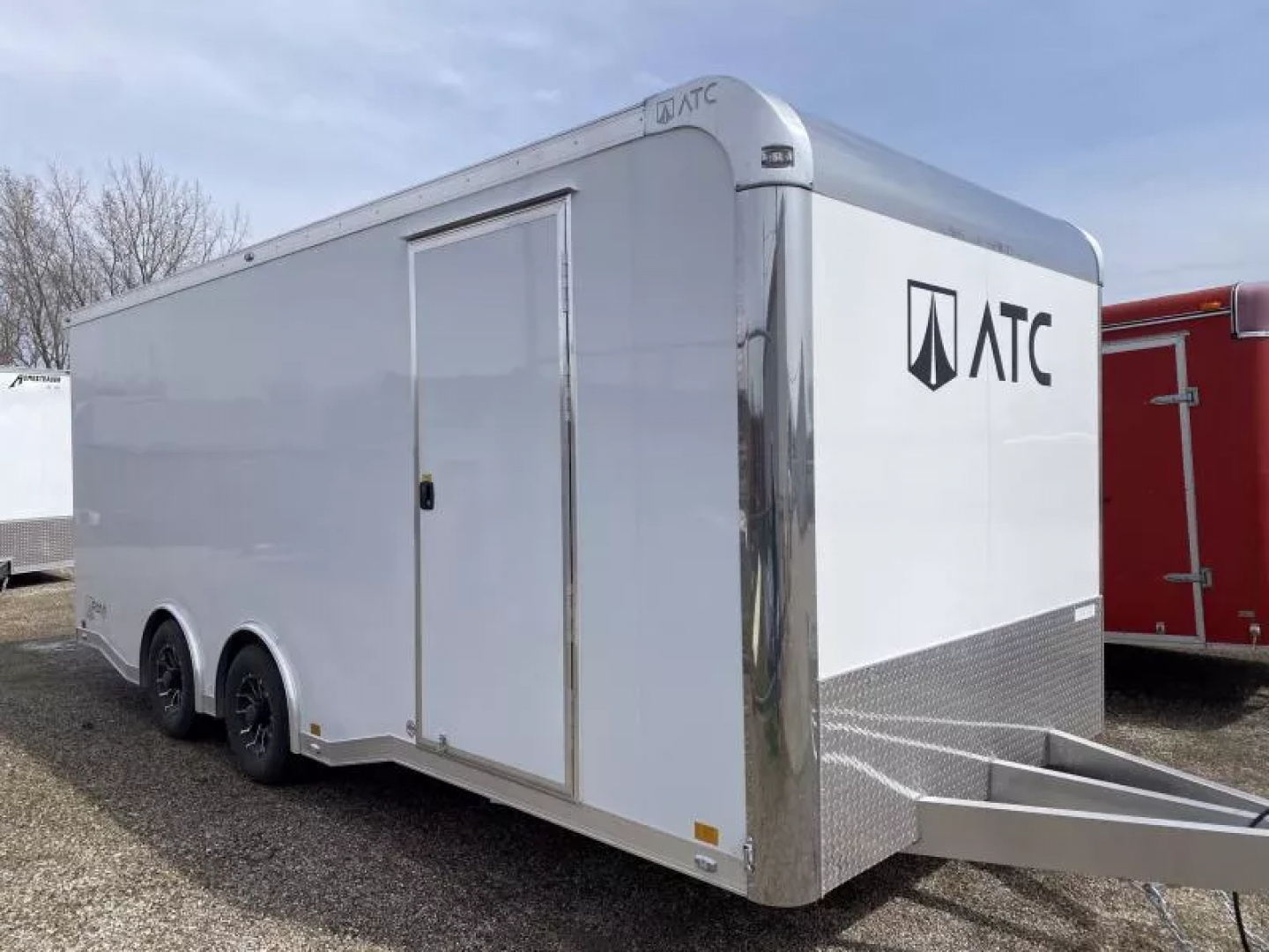 New 2025 ATC 8.5 FT X 20 FT ROM 450 PREMIUM ESCAPE DOOR 10K GVWR RAMP DOOR