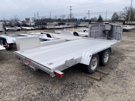 Used 2019 Trailex USED ALUMINUM TRAILEX TRAILER WITH ROCK GUARD AND WINCH