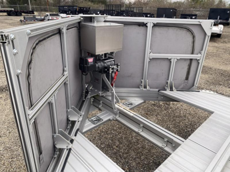 Used 2019 Trailex USED ALUMINUM TRAILEX TRAILER WITH ROCK GUARD AND WINCH