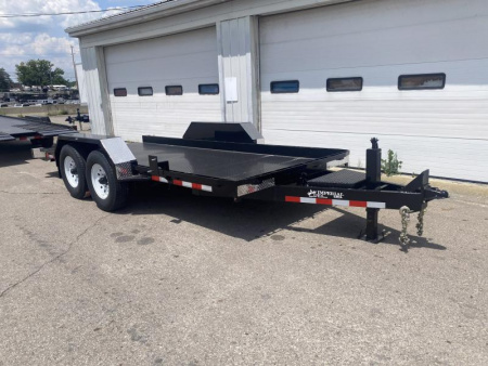 New 2024 Imperial Trailer 16 FT LOWBOY TILT EQUIPMENT TRAILER
