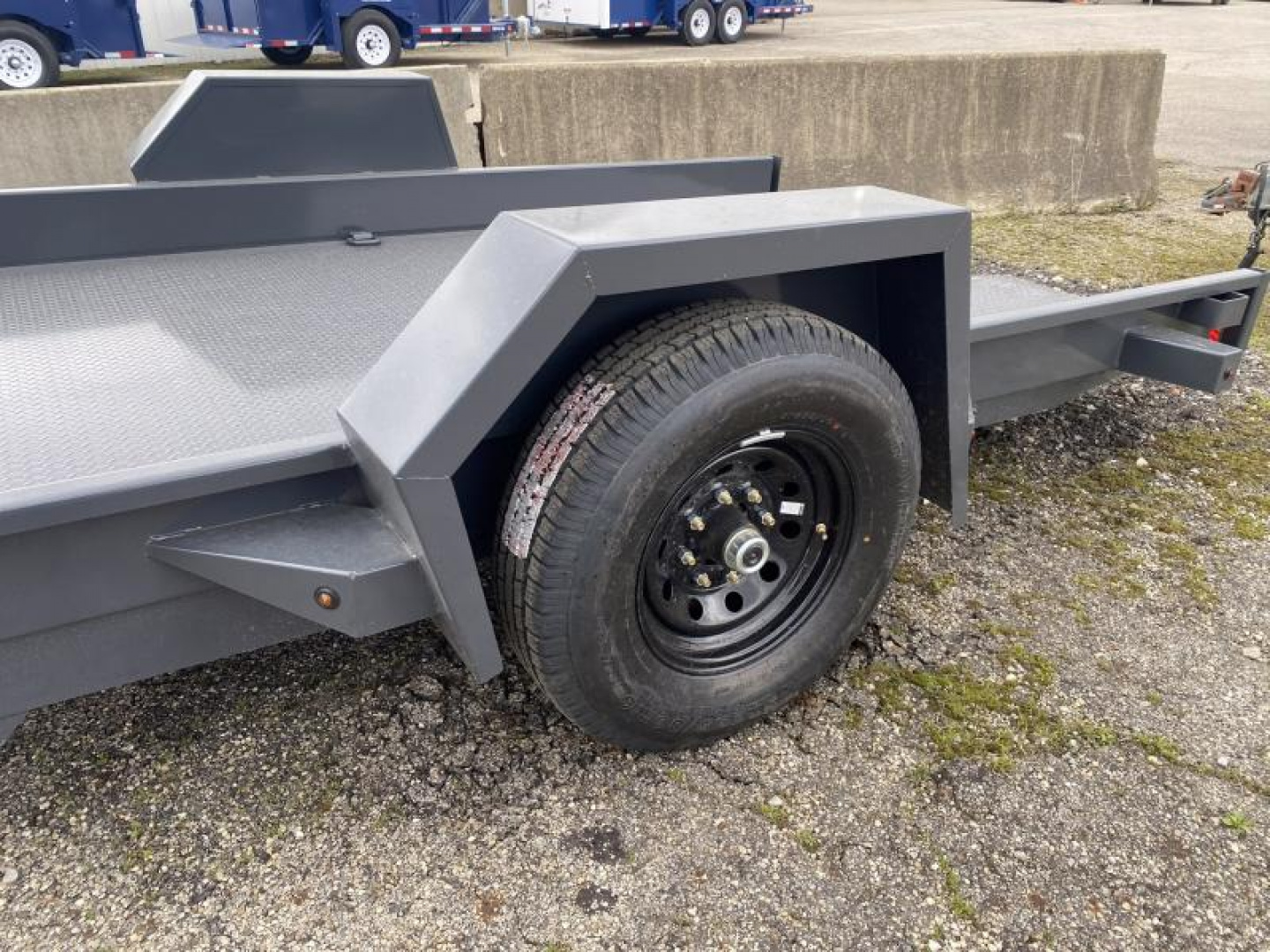 New 2025 Lamar Trailers 6 FT 6 IN X 12 FT TILT TRAILER STEEL DECK 7K GVWR