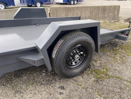 New 2025 Lamar Trailers 6 FT 6 IN X 12 FT TILT TRAILER STEEL DECK 7K GVWR