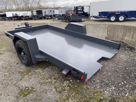 New 2025 Lamar Trailers 6 FT 6 IN X 12 FT TILT TRAILER STEEL DECK 7K GVWR